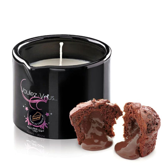 VOULEZ VOUS - VELA DE MASAJE FONDANT DE CHOCOLATE 180 ML