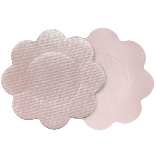 BYE-BRA - PAQUETE DE 3 COPAS PARA PEZONES CON FLORES TALLA M