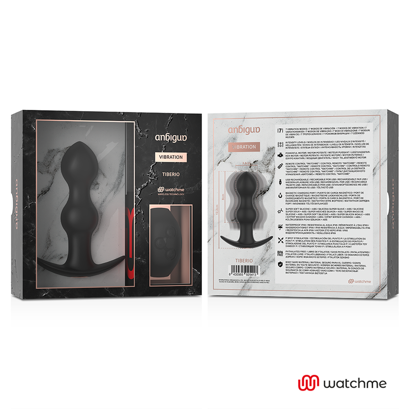 WATCHME ANALVIBRATOR TIBERIO - MIT FERNBEDIENUNG