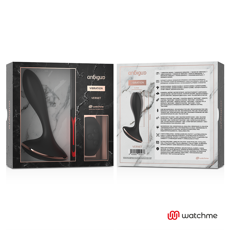 WATCHME - ANALSTECKER VERNET - MIT FERNBEDIENUNG