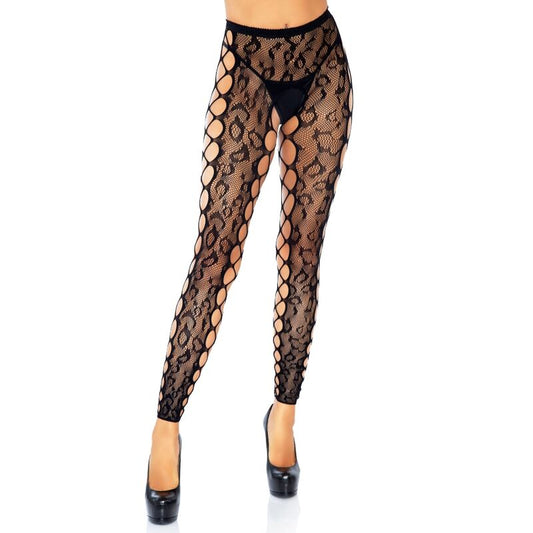 LEG AVENUE - MEDIAS SIN PIES Y SIN ENTREPIE, TALLA ÚNICA