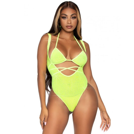 LEG AVENUE - TOP DE BIKINI Y BODY, TALLA ÚNICA