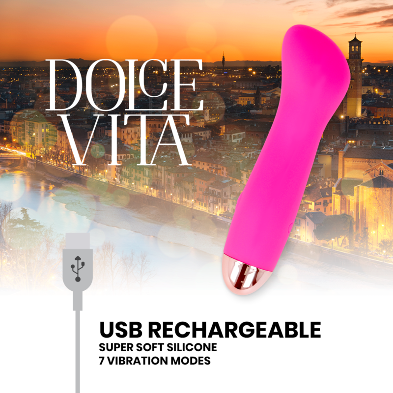 DOLCE VITA - VIBRATOR I ROSA 7 GESCHWINDIGKEIT