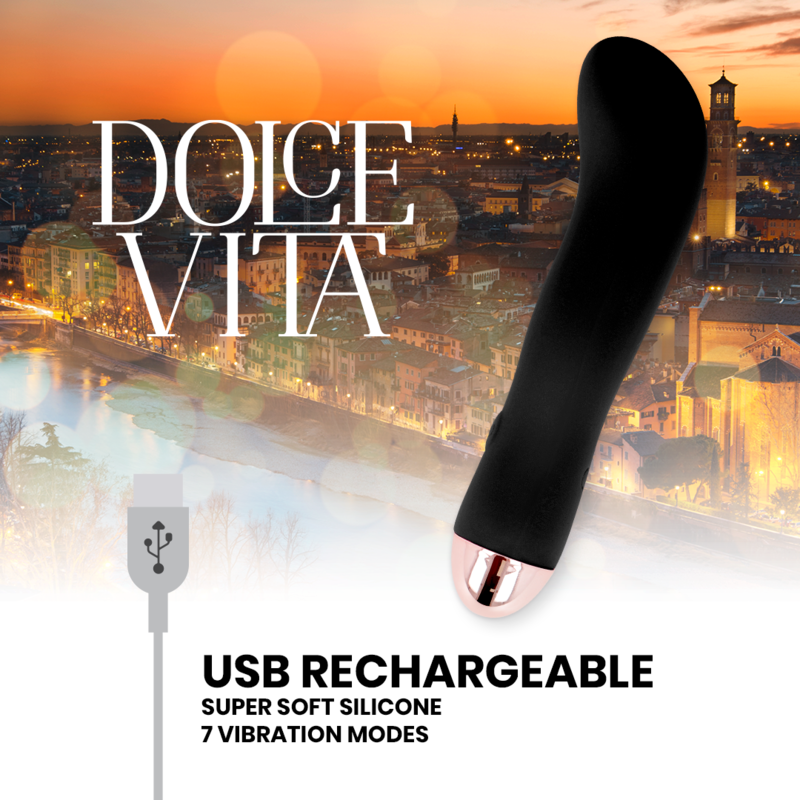 DOLCE VITA - VIBRATOR II SCHWARZ 7 GESCHWINDIGKEIT