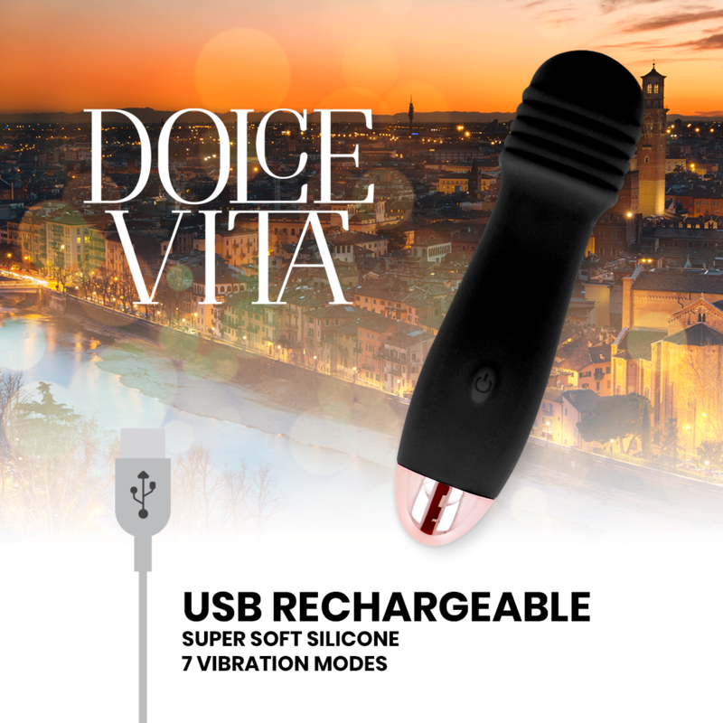 DOLCE VITA - VIBRATOR III SCHWARZ 7 GESCHWINDIGKEIT