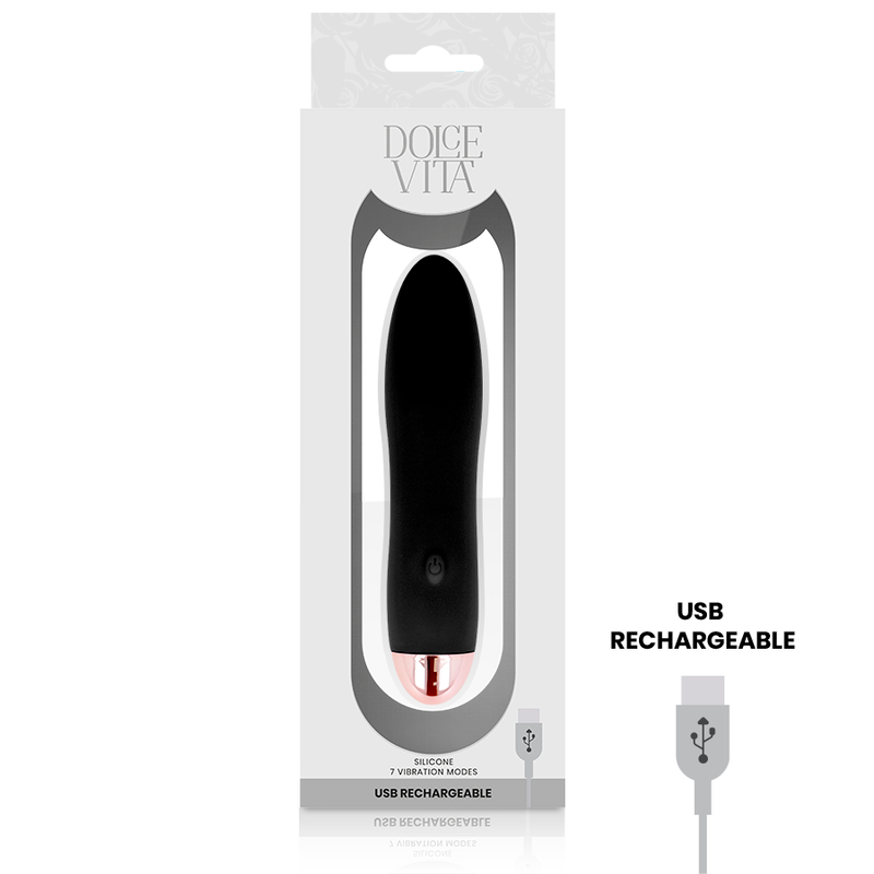 DOLCE VITA - VIBRATOR IV SCHWARZ 7 GESCHWINDIGKEITEN