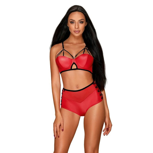 OBSESSIVE - CONJUNTO DE DOS PIEZAS LEATHERIA S/M