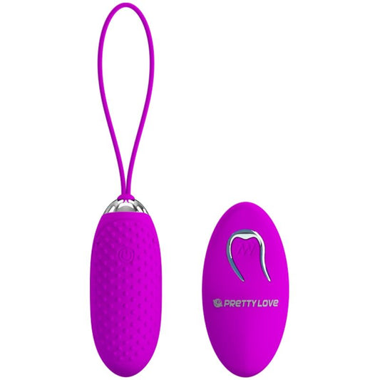 PRETTY LOVE - JOANNA VIBRATING EGG WITH REMOTE CONTROL 12 MODES