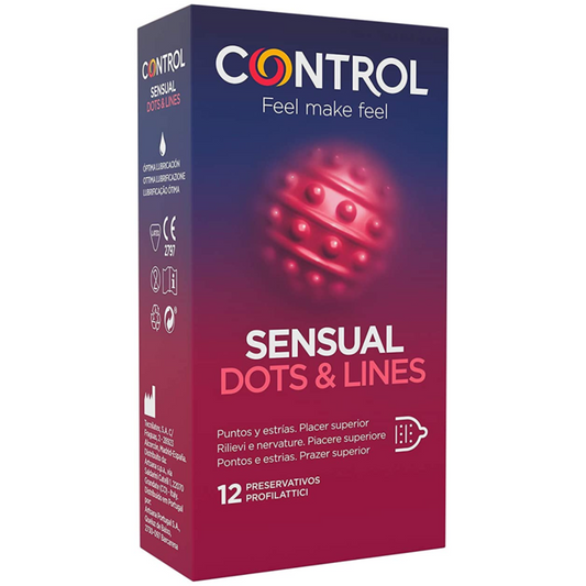CONTROL - PUNTOS Y LÍNEAS SENSORIALES PUNTOS Y ESTRÍAS 12 UNIDADES