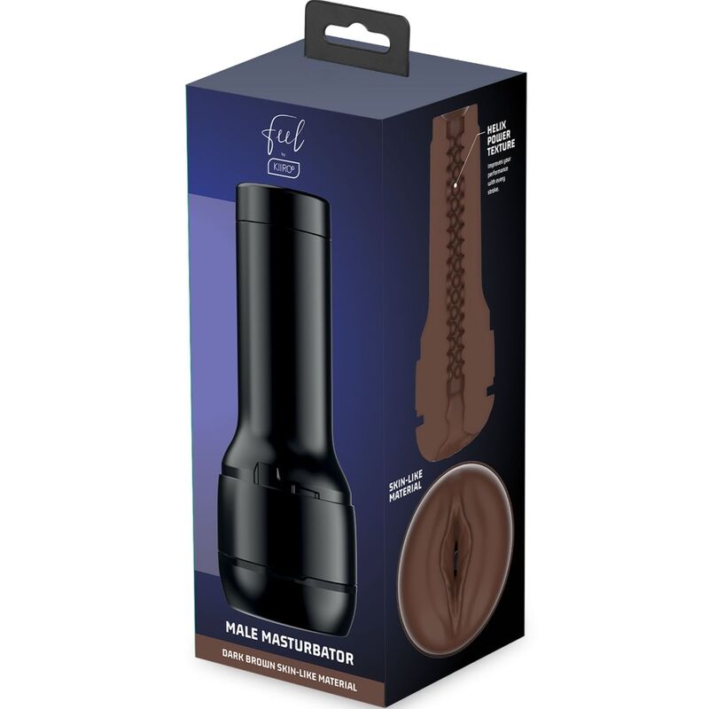 KIIROO - MASTURBADOR ESTIMULADOR FEEL STROKER - MARRÓN OSCURO