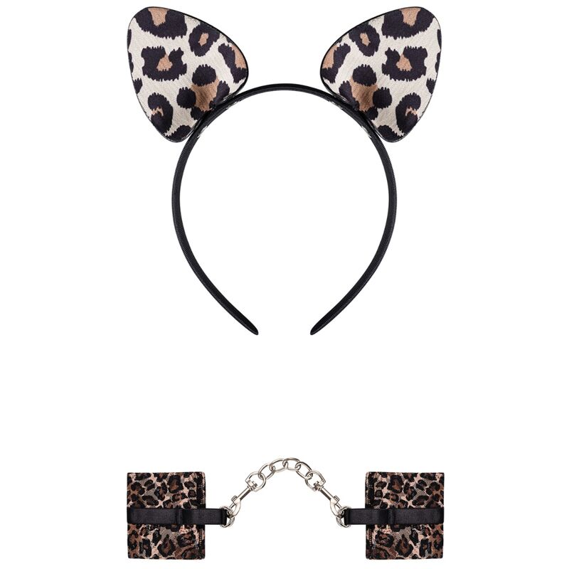 OBSESSIVE - TIGERLLA-HANDSCHELLEN UND LEOPARDENOHREN
