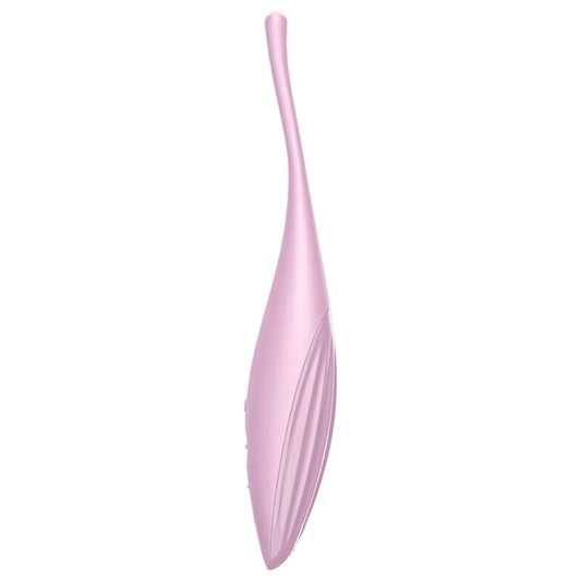 SATISFYER - VIBRADOR DE PUNTA DE CLÍTORIS TWIRLING JOY ROSA