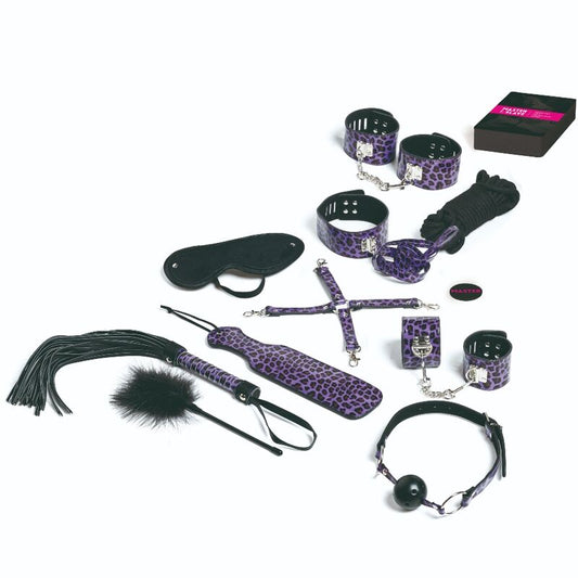 TEASE & PLEASE - 13 PURPLE BONDAGE ACCESSORIES