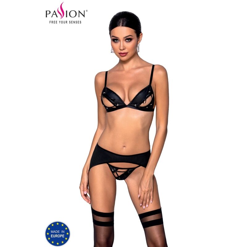 PASSION - MILEY ÖKOLOGISCHES LEDER-SET S/M