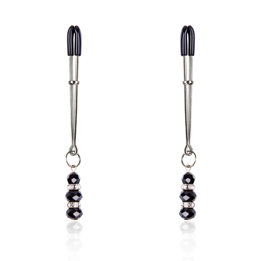 OHMAMA FETISH - Nipple clamps with crystal stones