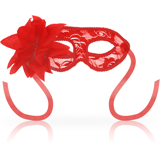 OHMAMA - MASCARILLAS MASCARILLAS CON ENCAJE Y FLORES ROJAS