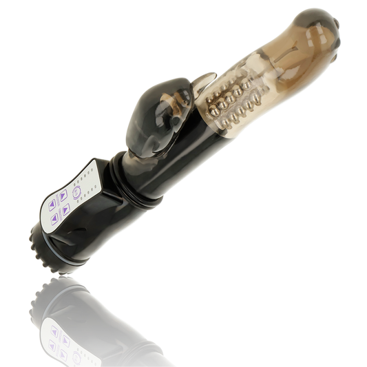 OHMAMA - VIBRADOR ROTATORIO CON ESTIMULADOR DE CLÍTORIS DOLPHIN