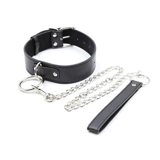 OHMAMA FETISH - EXAMINATION COLLAR WITH LEASH