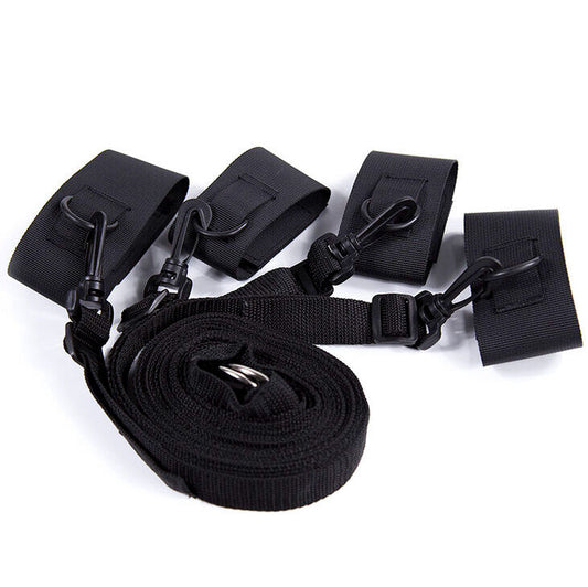 OHMAMA FETISH - BONDAGE RESTRAINTS WITH NYLON BED AND VELCRO FASTENERS