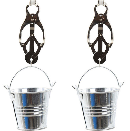 OHMAMA FETISH NIPPLE CLAMPS WITH BUCKET