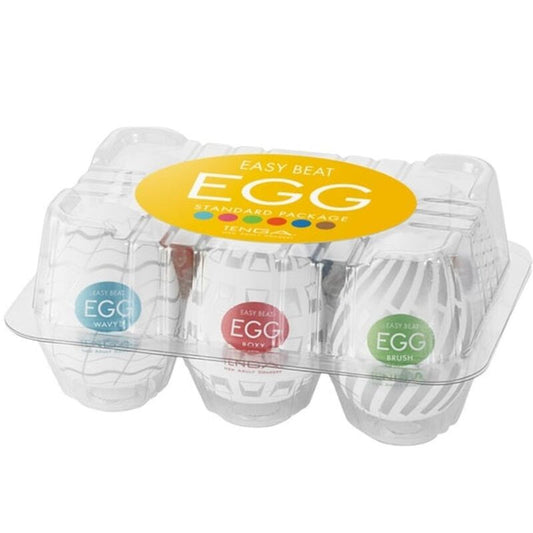 TENGA - HUEVOS MASTURBADORES EASY BEAT PACK 6 UNIDADES