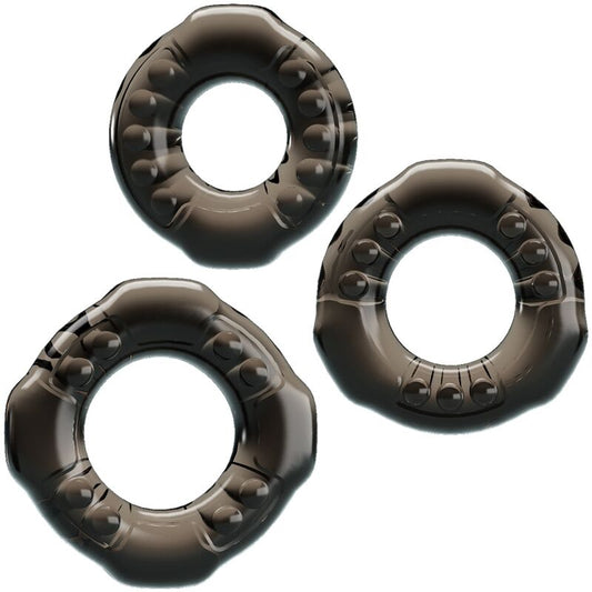 BAILE - COCK RINGS YVONNE SET 3 COCK RINGS