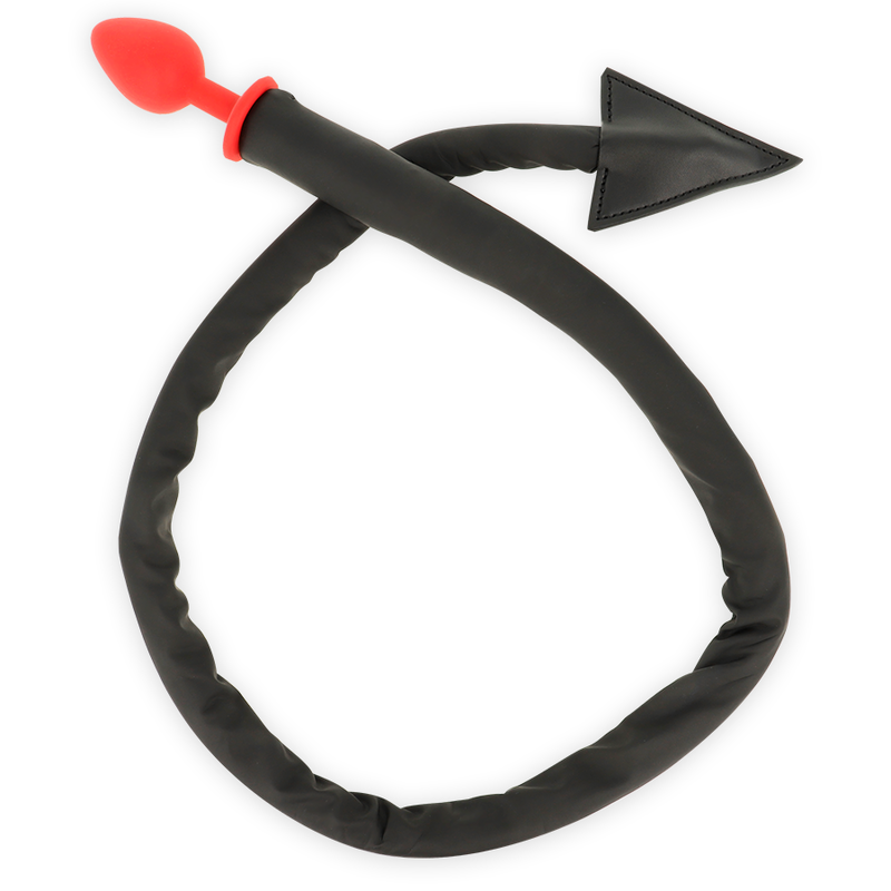 OHMAMA FETISH DEVIL COCK SILICONE BUTT PLUG 8 CM