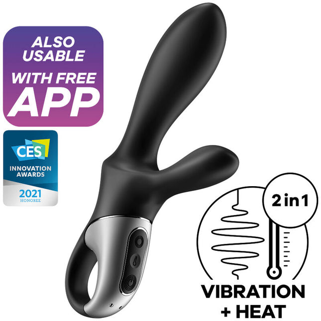 SATISFYER - HEAT CLIMAX+ VIBRADOR ANAL APP
