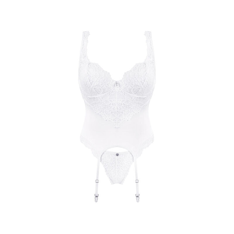 OBSESSIVE - AMOR BLANCO KORSETT & TANGA S/M
