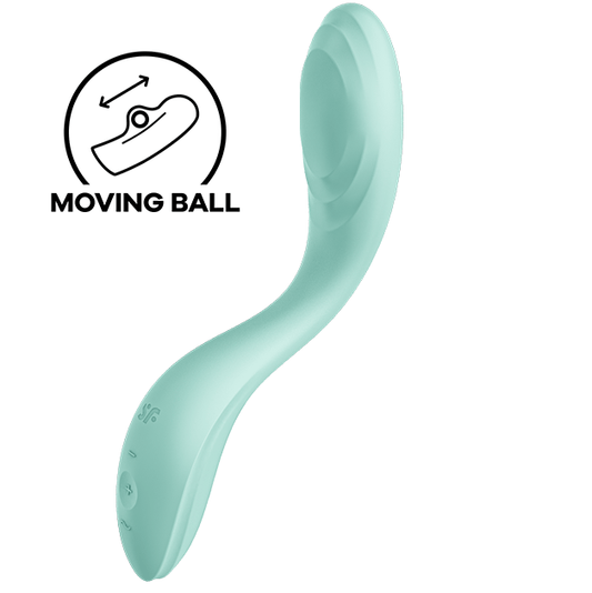SATISFYER - VIBRADOR RRROLLING PLEASURE PUNTO G VERDE