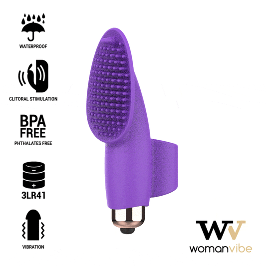 WOMANVIBE - ESTIMULADOR DE DEDO DE SILICONA WOMAN AISHA