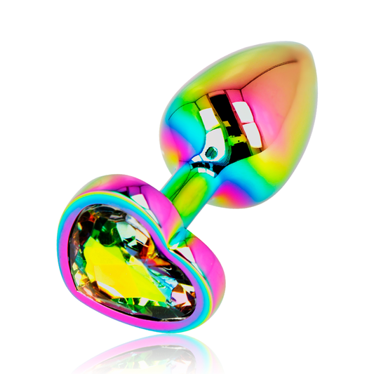 OHMAMA - PLUG ANAL DE CORAZÓN BRILLANTE, TALLA S