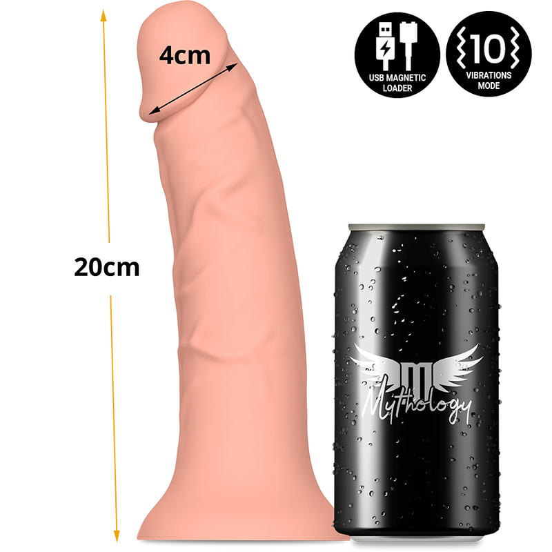 MYTHOLOGY - ASHER ORIGINAL DILDO M VIBRATOR - KOMPATIBEL MIT WATCHME WIRELESS TECHNOLOGY