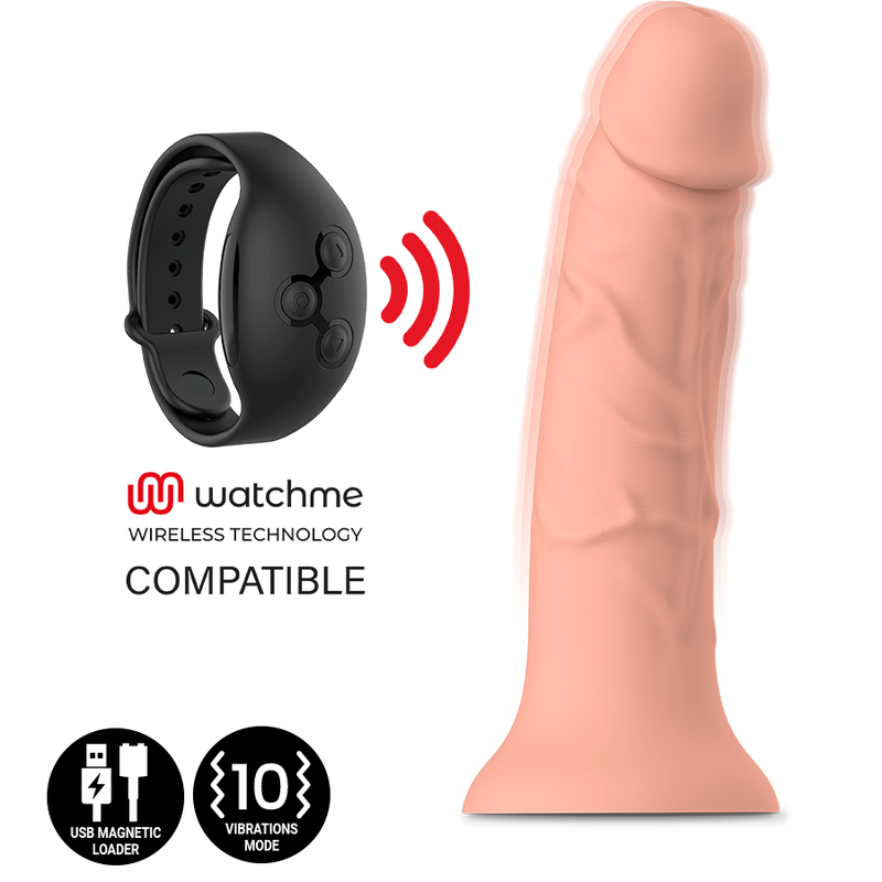 MYTHOLOGY - ASHER ORIGINAL DILDO M VIBRATOR - KOMPATIBEL MIT WATCHME WIRELESS TECHNOLOGY