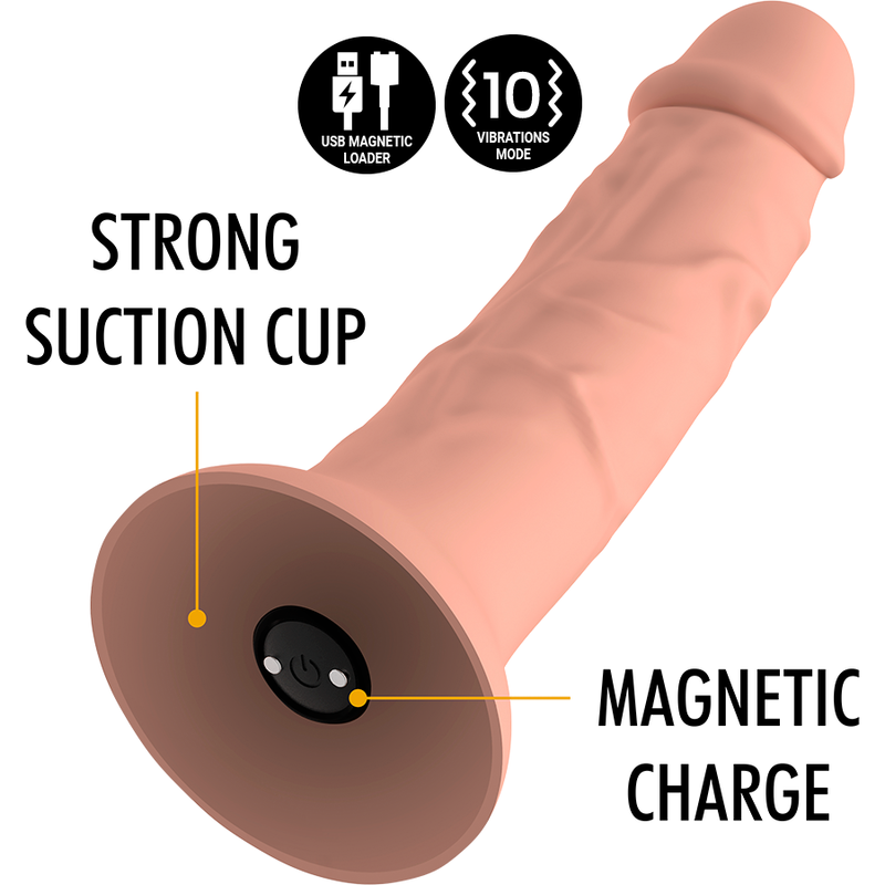 MYTHOLOGY - ASHER ORIGINAL DILDO M VIBRATOR - KOMPATIBEL MIT WATCHME WIRELESS TECHNOLOGY