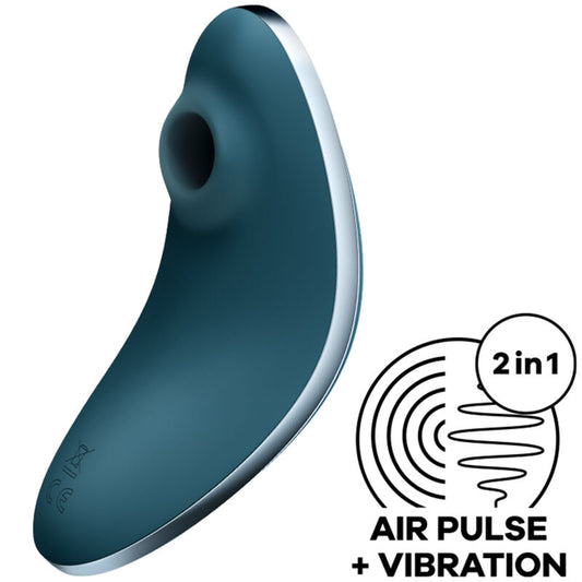 SATISFYER - VULVA LOVER 1 ESTIMULADOR Y VIBRADOR DE PULSACIONES DE AIRE VIOLETA