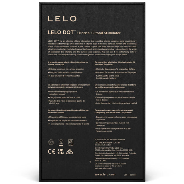 LELO - ESTIMULADOR DE CLITORIS DOT - AQUA