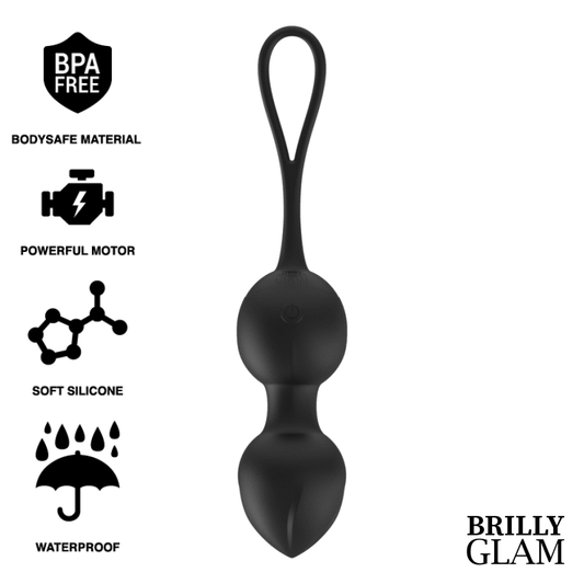 BRILLY GLAM- VIBRATING KEGEL BEADS REMOTE CONTROL