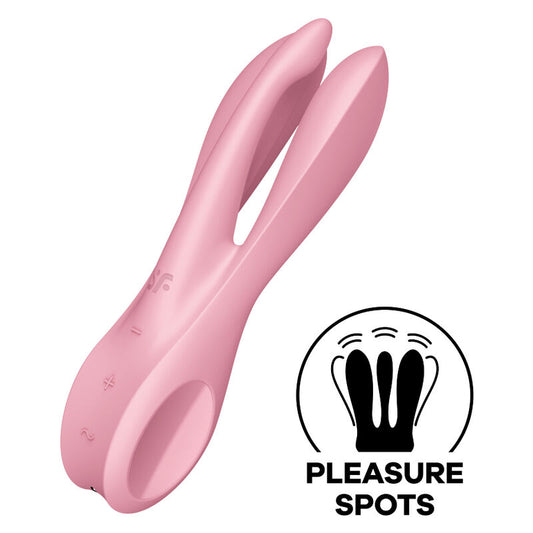 SATISFYER - TRIO 1 VIBRADOR AZUL