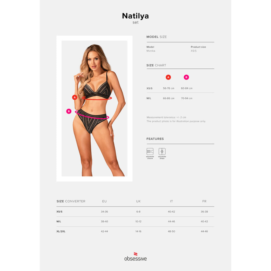 OBSESSIVE - CONJUNTO DE DOS PIEZAS NATILYA XS/S