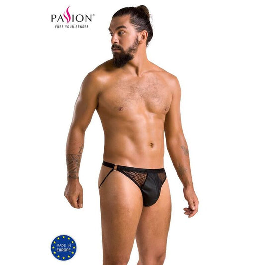 PASIÓN - 034 SLIP OPEN LUKE NEGRO S/M