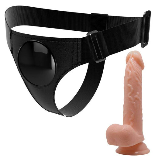 PRETTY LOVE - HARNESS PANTS UNIVERSAL HARNESS WITH DILDO KEVIN 19 CM NATURAL