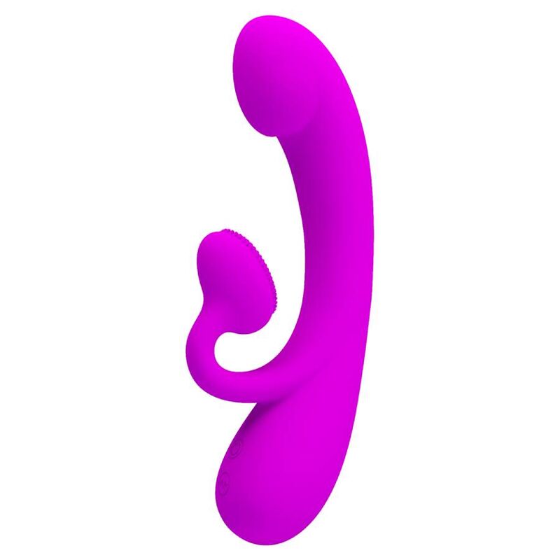 PRETTY LOVE - AUFRICHTIGER VIBRATOR UND KLITORIS-SAUGER