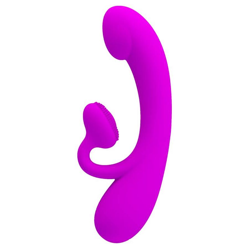 PRETTY LOVE - AUFRICHTIGER VIBRATOR UND KLITORIS-SAUGER