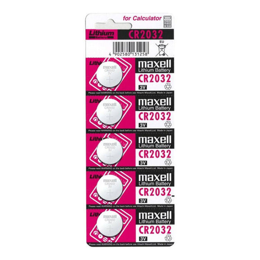 MAXELL - BATERÍA LITIO CR2032 3V 5UDS