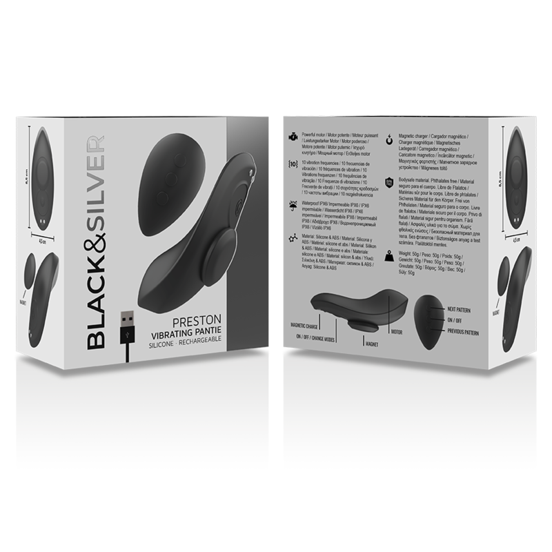 PRESTON SILICONE VIBRATOR PANTIES