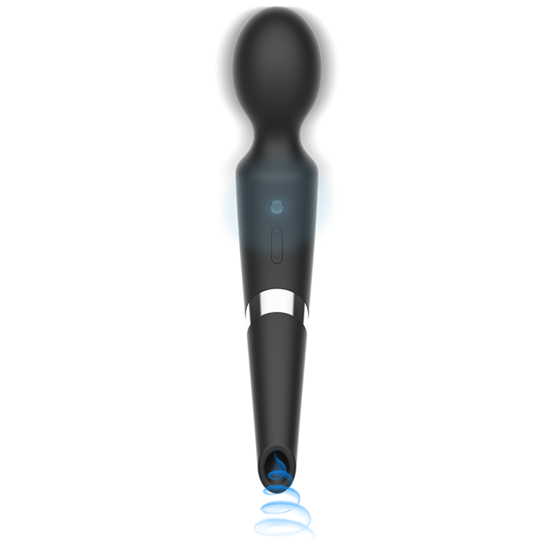 BLACK&SILVER - BECK SILIKON-MASSAGER UND SAUGSCHWARZ