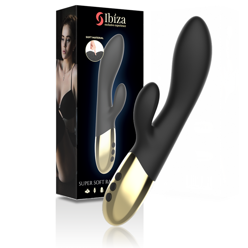 IBIZA - SUPERWEICHER RABBIT-VIBRATOR