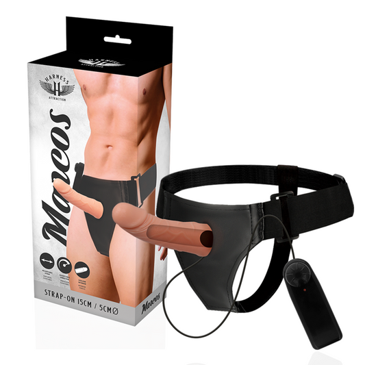 HARNESS ATTRACTION - RNES HOLLOW FRAME WITH VIBRATOR 15 CM -O- 5 CM
