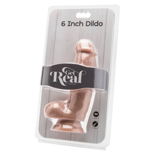 GET REAL - DILDO 12 CM WITH HOLE SKIN